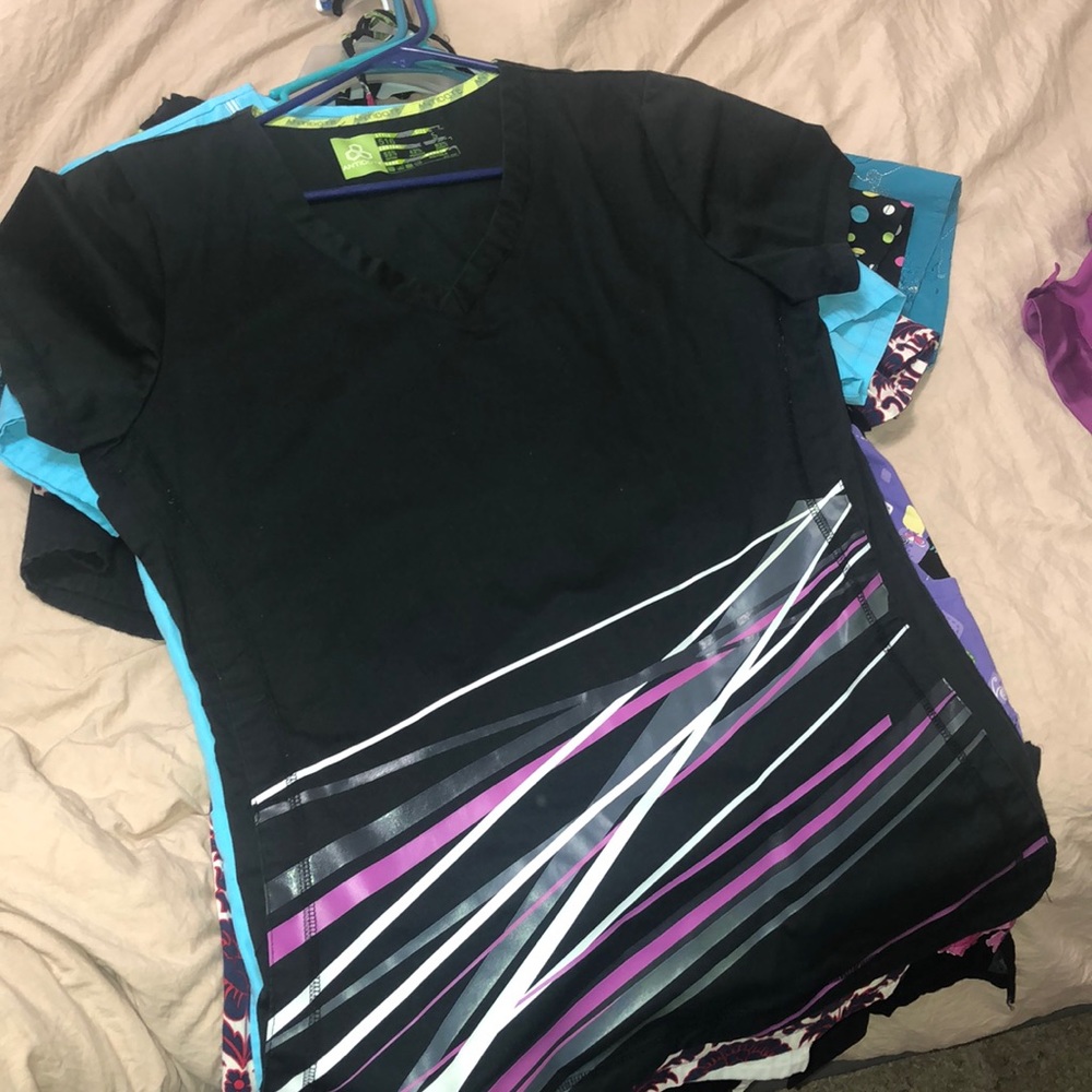 Black scrub top